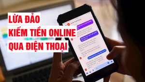 Lừa đảo kiếm tiền online 