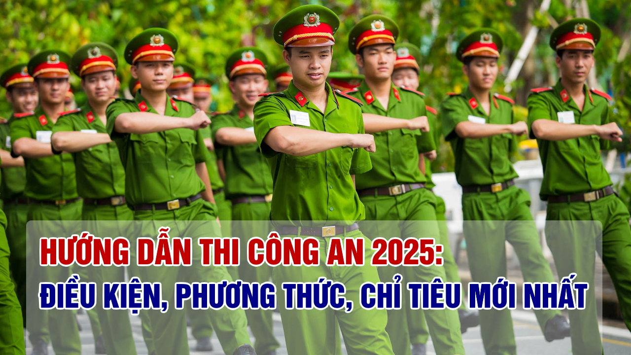 Thi Công An 2025: Điều Kiện, Phương Thức Tuyển Sinh Mới