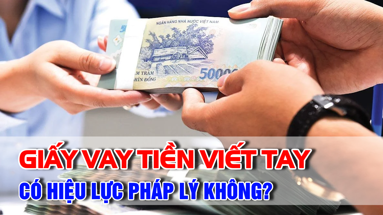 Giấy Vay Tiền Viết Tay