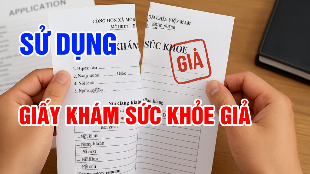 Sử Dụng Giấy Khám Sức Khỏe Giả