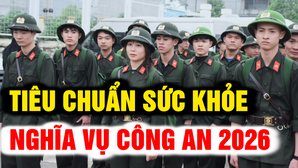 Tiêu Chuẩn Sức Khỏe Nghĩa Vụ Công An 2026