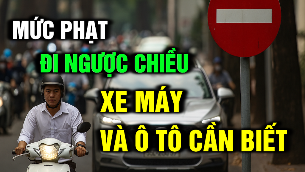 Mức Phạt Đi Ngược Chiều