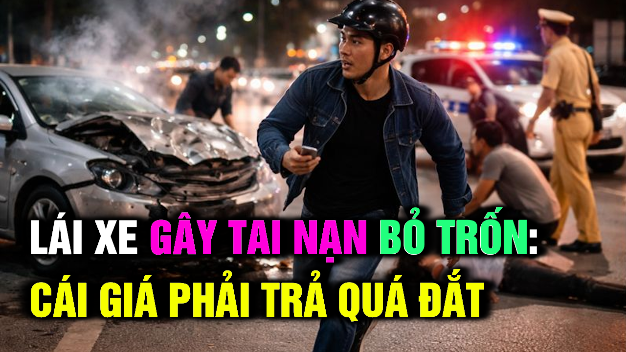 Lái xe gây tai nạn bỏ trốn