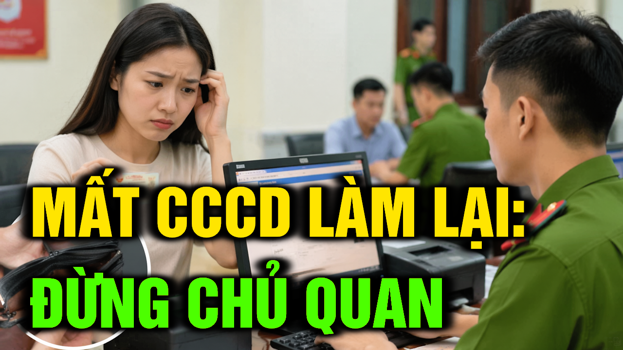 Mất CCCD làm lại